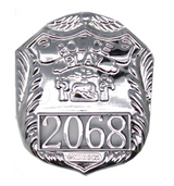 Silver Police Badge - Plastic Cop/Officer Costume Accessory (Fancy Dress)