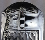 Silver Police Badge - Plastic Cop/Officer Costume Accessory (Fancy Dress)