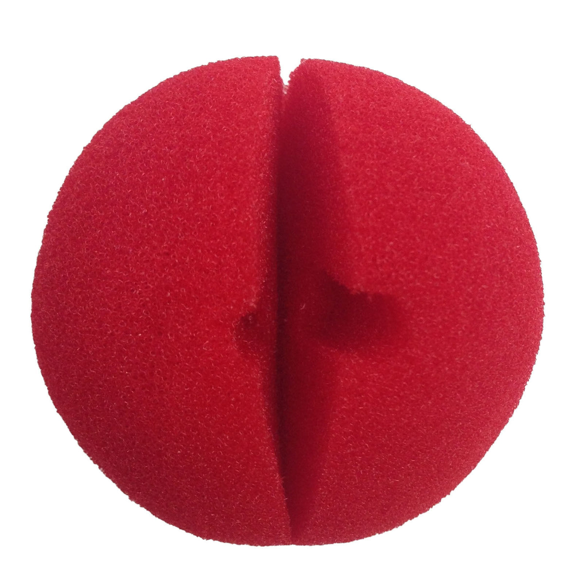 6x Red Soft Sponge Clown Nose - Circus/Halloween (Costume Accessory)