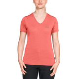 Jack Wolfskin Womens Crosstrail T-Shirt - Flamingo (Short Sleeve Base Layer Top)