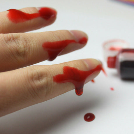 6x Fake Blood Gel Bulk Pack - Zombie/Vampire Halloween Make Up (Horror Accessory)