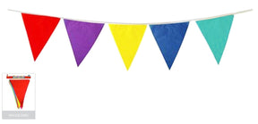 12x 9m Colourful Triangle Bunting Flag Bulk Pack - Birthday/Wedding/Party Banner Decoration