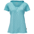 Jack Wolfskin Womens Travel Hoody Top Hoodie T Shirt Comfortable Tee - Aqua - XS