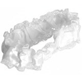 Bride to Be Lace Garter Party Girls Hens Night Wedding Shower Bachelorette - White