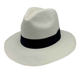 Jacaru 1812 Original Classic Straw Panama Hat - Thin Braid & UPF 30 (Made in Montecristi Ecuador)