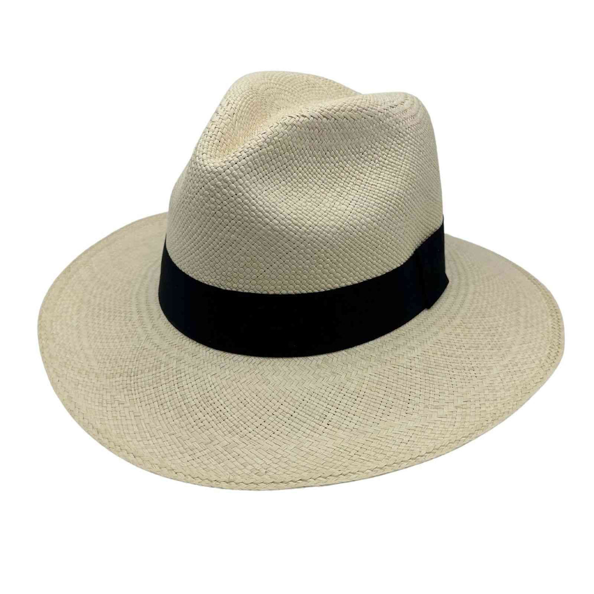 Jacaru 1812 Original Classic Straw Panama Hat - Thin Braid & UPF 30 (Made in Montecristi Ecuador)