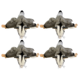 4x Bocchetta Frisbee 18cm Squirrel Glider Plush Toy Bulk Pack (Australian Stuffed Animal Souvenir Gift)