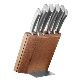 Scanpan Classic Stainless Steel 7 Piece Knife Wooden Block Set
