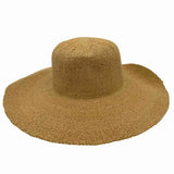Jacaru 1853 Roll Up Wide Brim Sun Hat - Leather Roll Strap (Packable One Size 56-58cm)