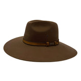 Jacaru 1859 Australian Wool Felt Fedora Hat - Wide Brim Water Resistant & UPF 50+