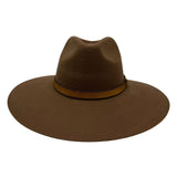 Jacaru 1859 Australian Wool Felt Fedora Hat - Wide Brim Water Resistant & UPF 50+