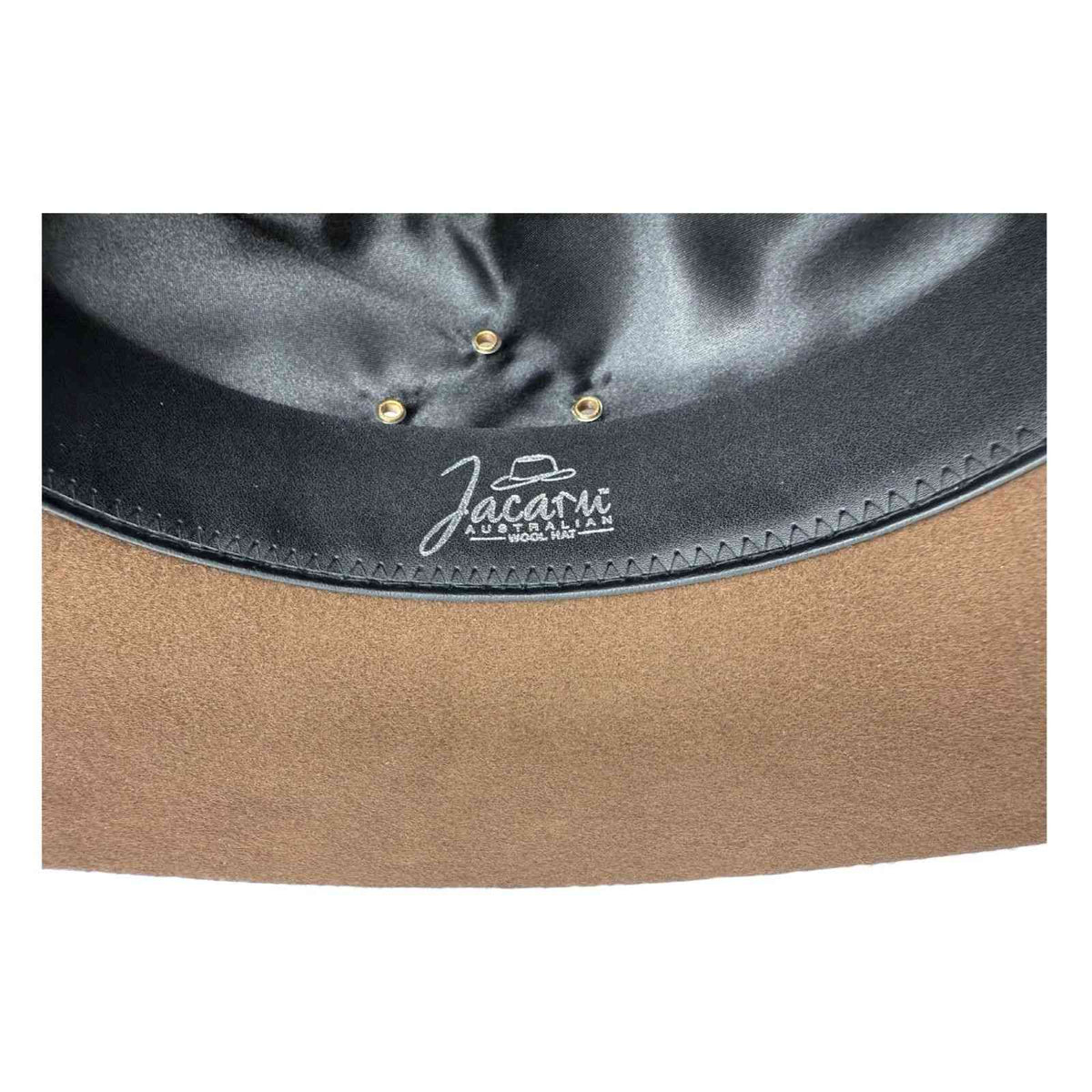 Jacaru 1859 Australian Wool Felt Fedora Hat - Wide Brim Water Resistant & UPF 50+