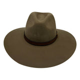 Jacaru 1859 Australian Wool Felt Fedora Hat - Wide Brim Water Resistant & UPF 50+