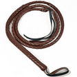 BROWN WHIP Faux Leather Costume Party 180cm Riding Cowboy Fancy Dress