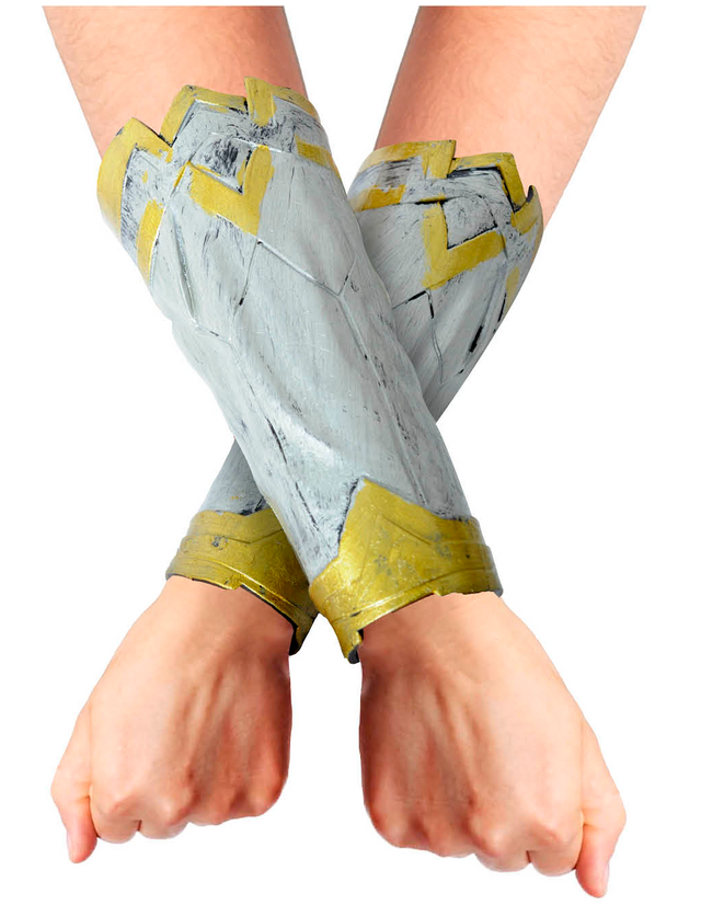 Gladiator Wrist Cuffs Arm Guards Roman Medieval Warrior Party Costume 