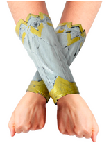 Gladiator Wrist Cuffs Arm Guards Roman Medieval Warrior Party Costume 