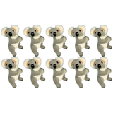 10x Bocchetta 12cm Mini Koala Plush Toy Bulk Pack (Australian Stuffed Animal Souvenir Keyring Gift)