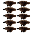 10x Bocchetta 11cm Mini Platypus Plush Toy Bulk Pack (Australian Stuffed Animal Souvenir Gift)