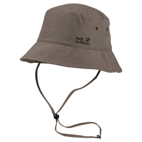 Jack Wolfskin Bucket Hat w Chin Strap Supplex Sun Hat Fishing Hiking UV Protection