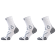 3x Jack Wolfskin Mens Hiking Pro Classic Cut Socks Pack - Light Grey (Trail Outdoor Premium Padded)