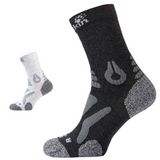 Jack Wolfskin Socks Hiking Pro Classic Cut Trail Outdoor Premium Padded - Light Grey