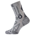 Jack Wolfskin Mens Trekking Pro Classic Cut Socks (Outdoor Trail Padded) - Light Grey