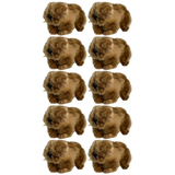 10x Bocchetta 14cm Mini Wombat Plush Toy Bulk Pack (Australian Stuffed Animal Souvenir Keyring Gift)