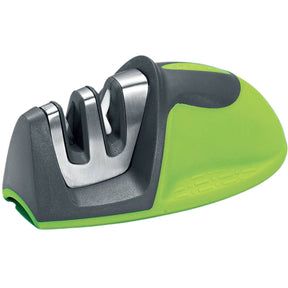 OXO Scanpan Spectrum Mouse Knife Sharpener Green – Compact Safe Easy Grip Tool