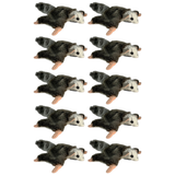 10x Bocchetta 14cm Mini Squirrel Glider Plush Toy Bulk Pack (Australian Stuffed Animal Souvenir Keyring Gift)