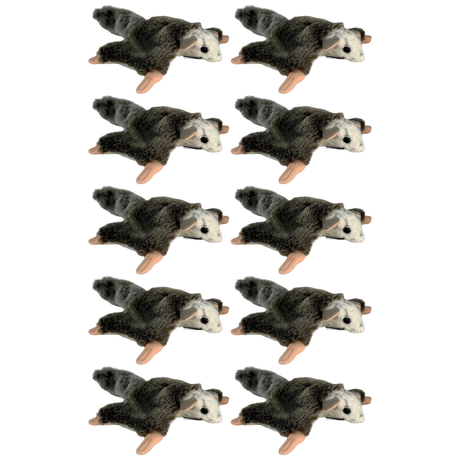 10x Bocchetta 14cm Mini Squirrel Glider Plush Toy Bulk Pack (Australian Stuffed Animal Souvenir Keyring Gift)