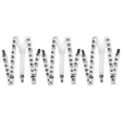 3x Mens Halloween White/Black Spider Suspenders Bulk Pack - Adjustable Clip On Braces for Weddings/Formals