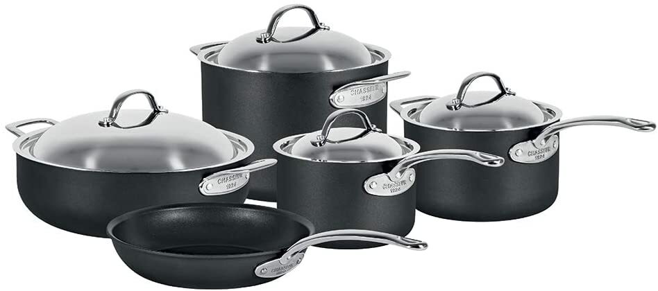 Chasseur 5 Piece Hard Anodised Cookware Set