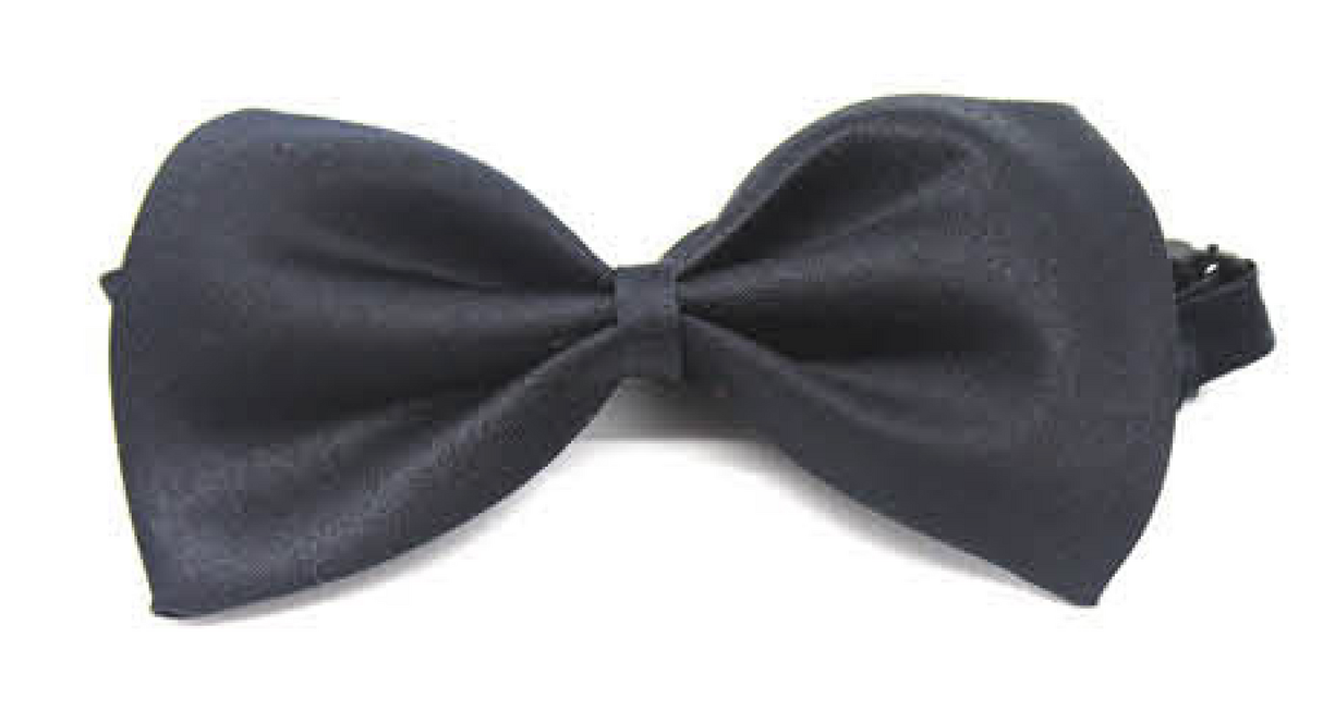 Navy Glitter Sequin Bow Tie - Shiny Fancy Dress Costume Party