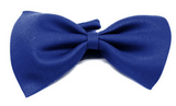 Mens Small Blue Bow Tie (Pre-Tied Classic Formal Necktie)