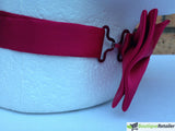 Mens Burgundy Bow Tie (Pre-Tied Classic Formal Necktie)