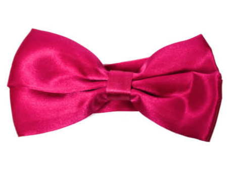 Mens Burgundy Bow Tie (Pre-Tied Classic Formal Necktie)