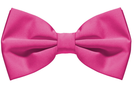 6x Mens Hot Pink Bow Tie Bulk Pack (Pre-Tied Classic Formal Necktie)