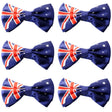 6x Australian Flag Bow Tie – Patriotic Accessory Australia Day