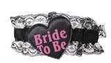 Black Bride to Be Garter - Hens Night/Bridal Shower/Bachelorette Party