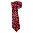 Novelty Tie (Long with Pattern) - Love Heats Mens Valentines Gift
