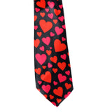 Novelty Tie (Long with Pattern) - Love Heats Mens Valentines Gift