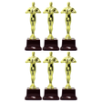 6x 22cm Award Trophy Bulk Pack - Champions/Winners/Party/Achivement