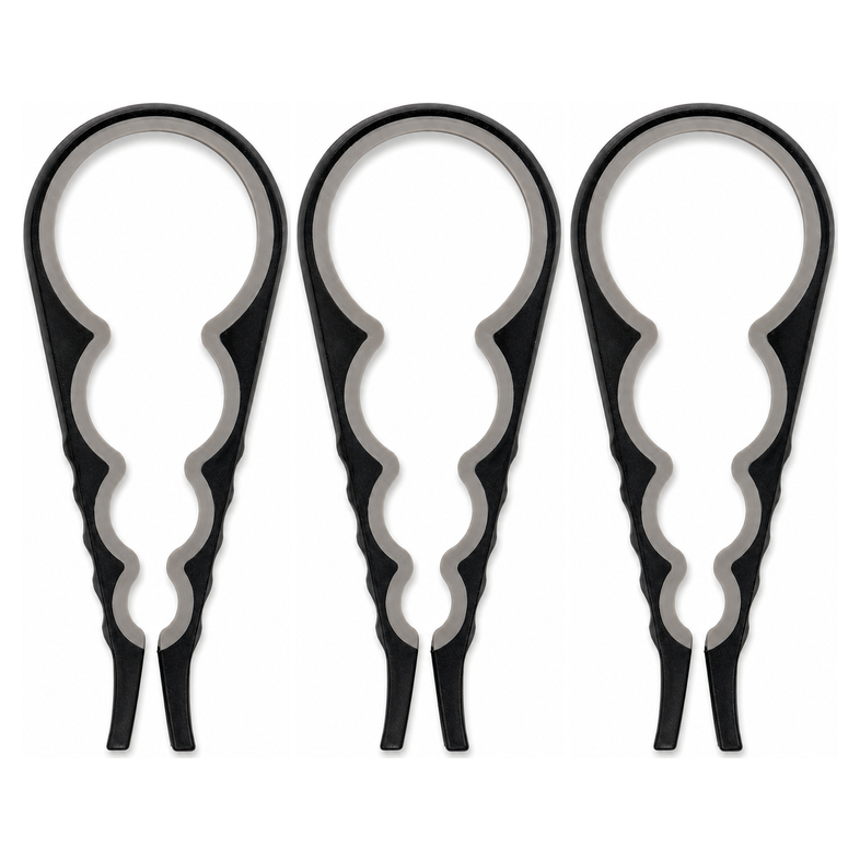 3x Silicone Multi Purpose Bottle & Jar Opener Pack - Easy Grip
