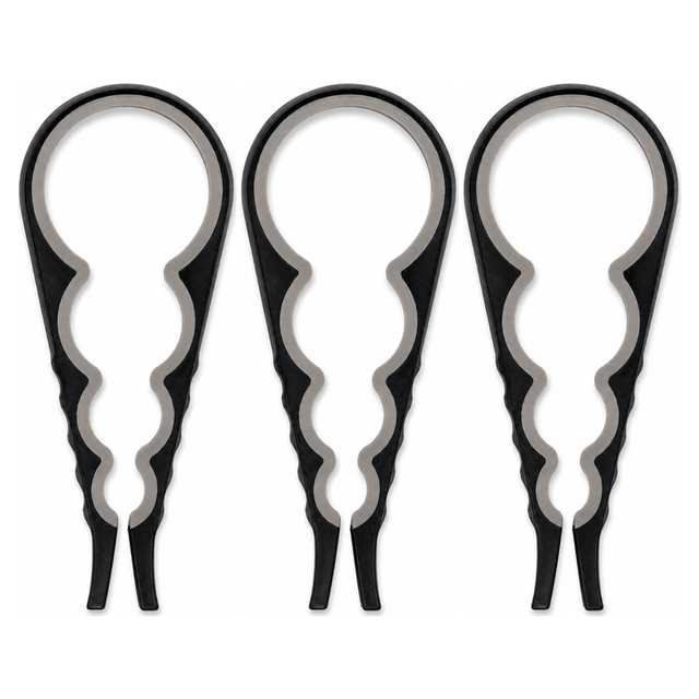 3x Silicone Multi Purpose Bottle & Jar Opener Pack - Easy Grip