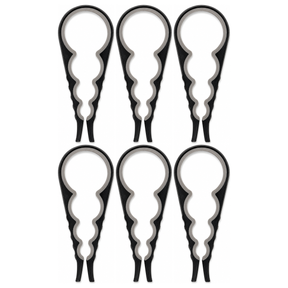 6x Silicone Multi Purpose Bottle & Jar Opener Bulk Pack - Easy Grip