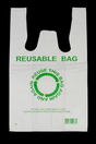 500pcs 33×55cm Large Eco Design Reusable Plastic Singlet Shopping Bags