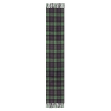 Dents Heritage Tartan Check Cashmere Scarf - Black Watch (w/ Tassels & Gift Box)