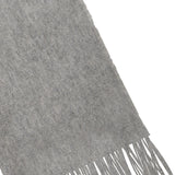 Dents Heritage Plain Cashmere Scarf - Dove Grey (w/ Tassels & Gift Box)