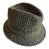 Failsworth Clansman Tweed Trilby Hat - Green Check (Made in UK)