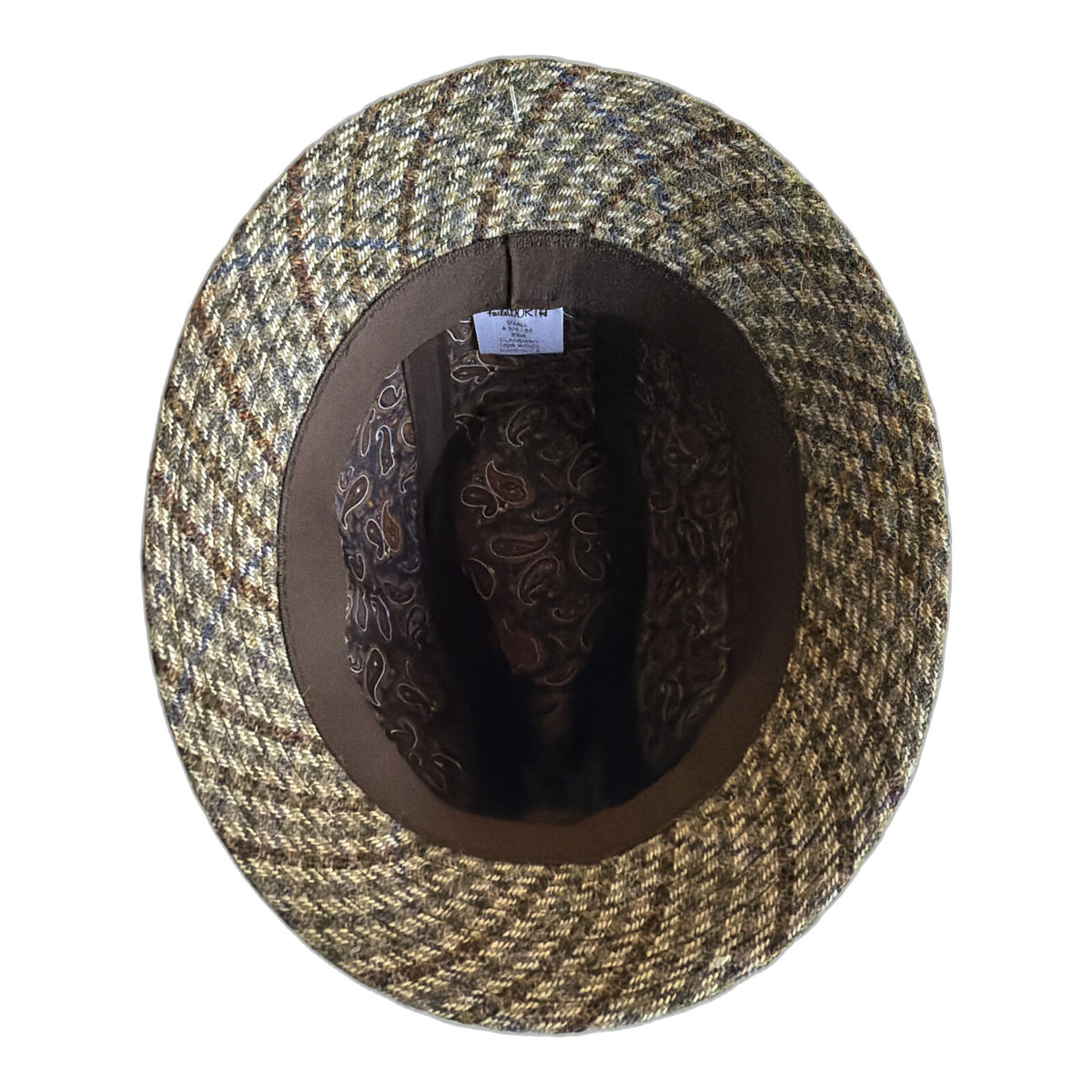 Failsworth Clansman Tweed Trilby Hat - Green Check (Made in UK)